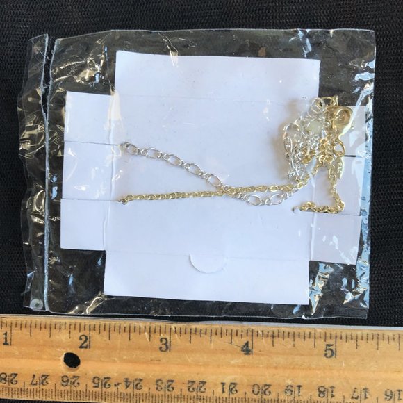 5 Pc NIP NWT New Necklace Bracelet Lot Silver Gold Tone SAQ Rhinestone Tassel - Picture 4 of 9